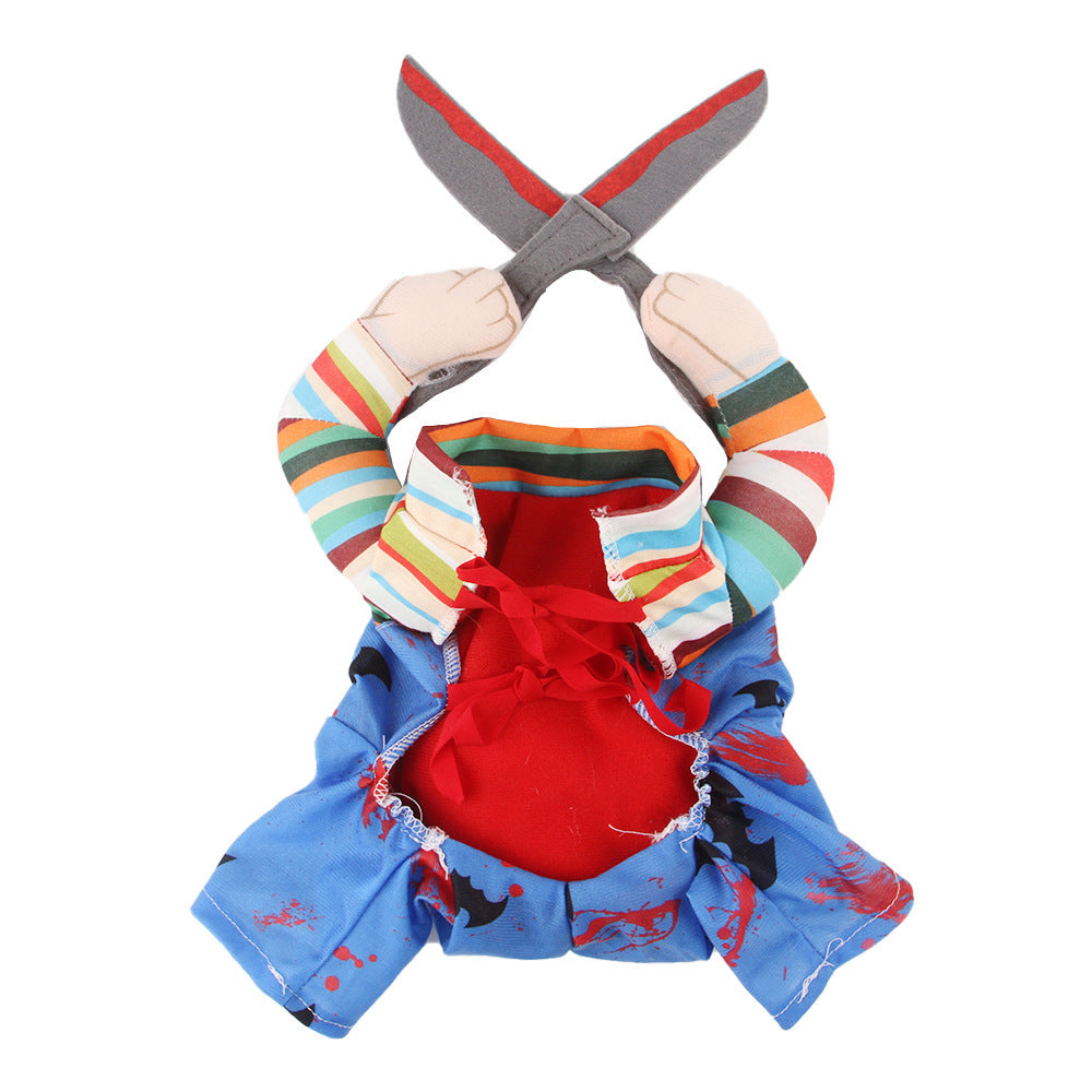 Pet Halloween Kostüm – Lustiges Scheren-Outfit für Hunde & Katzen