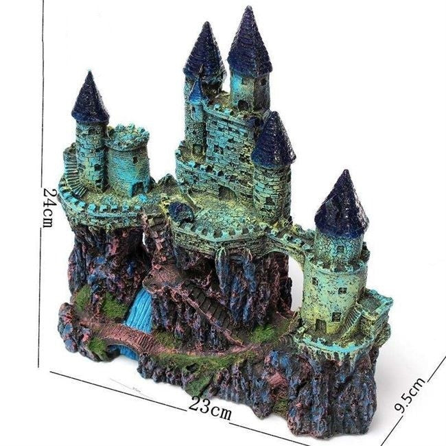 Aquarium Dekoration Burg – Resin Schloss für Fischbecken