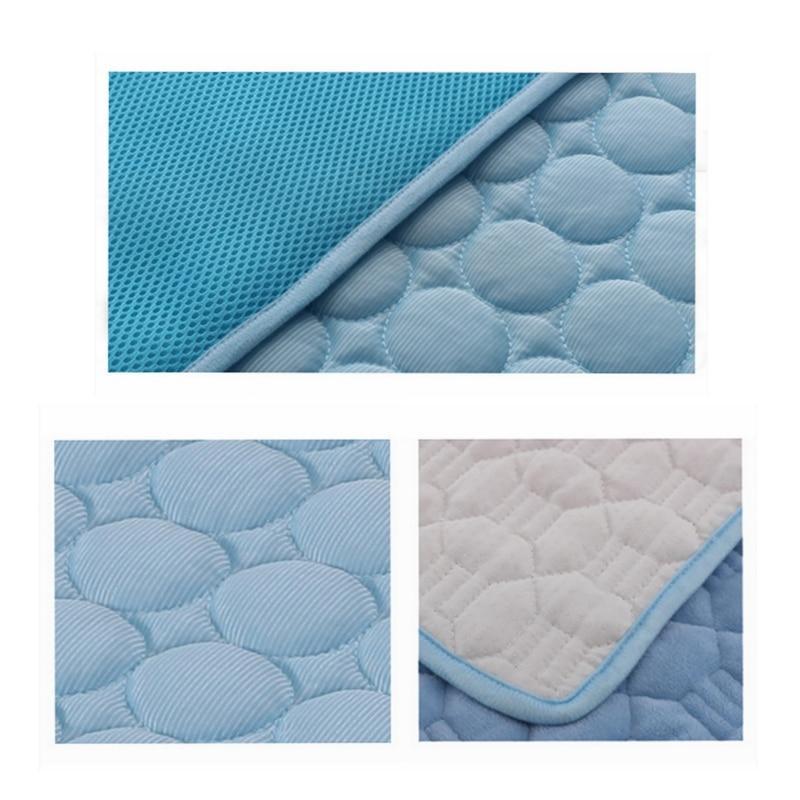 Kühlmatte für Hunde & Katzen – Ice Silk Sommer-Pad, waschbar