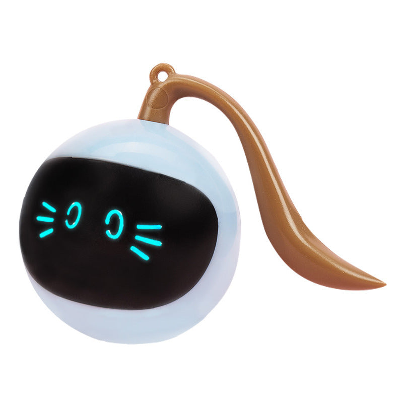 Fofos Magic LED-Rollball für Katzen – Farbiger 360° Smartball mit Bewegungssensor
