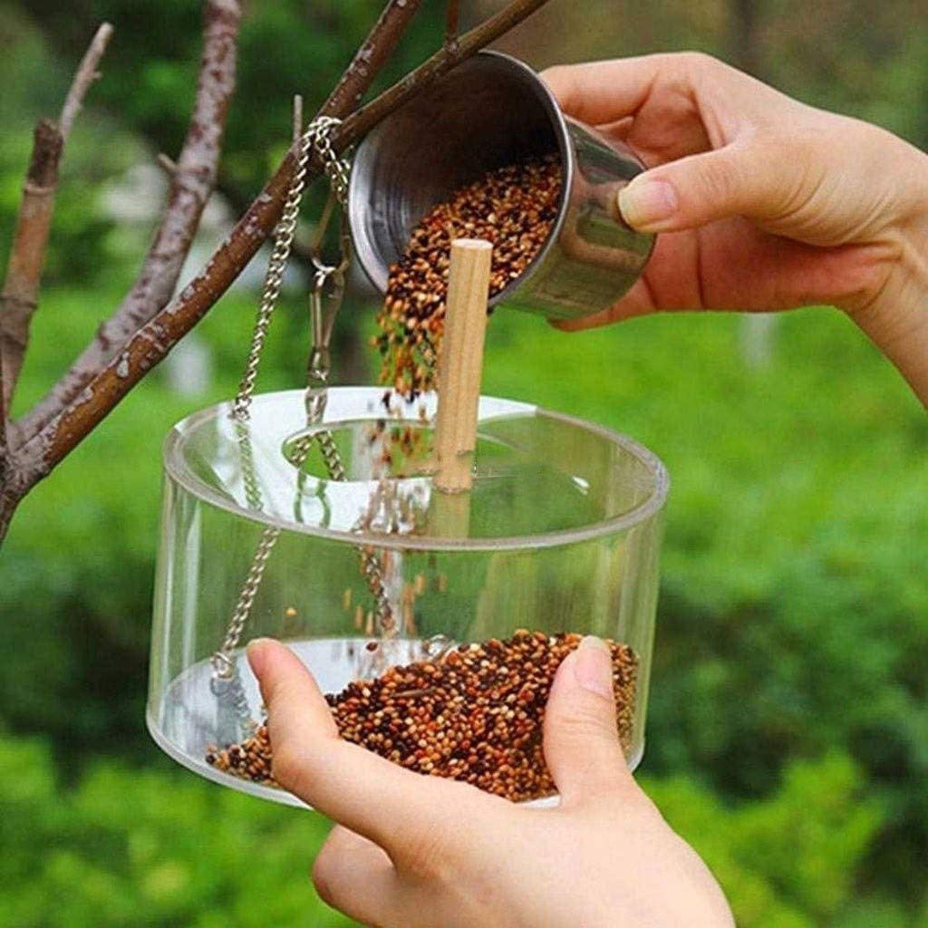 Acryl Futtersilo für Vögel – Transparente Futterbox mit 1000ml Volumen