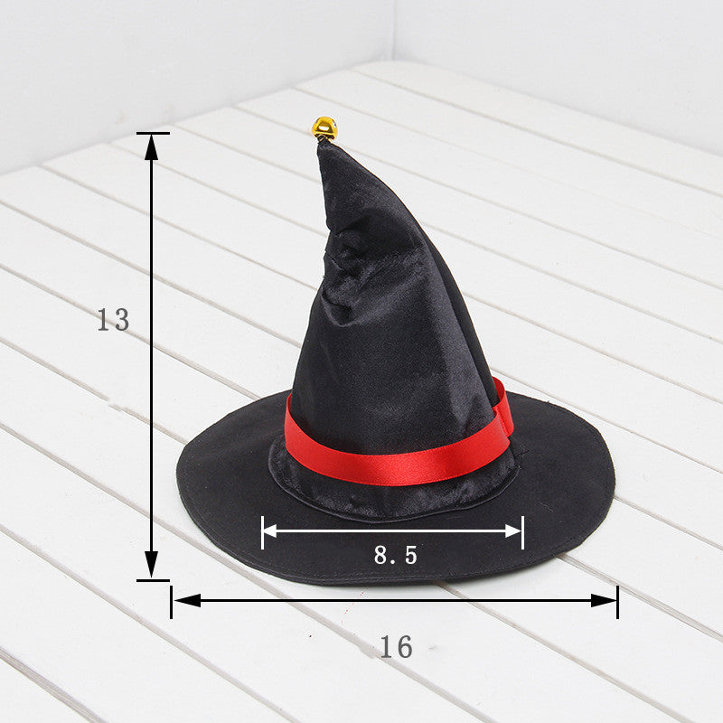 Halloween Umhang mit Hut – Warmes Haustierkostüm für Hunde & Katzen