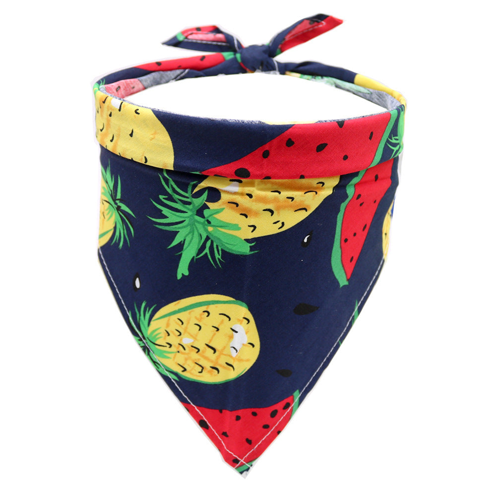 Dreieckstuch mit Fruchtmotiven für Haustiere | 9 Designs