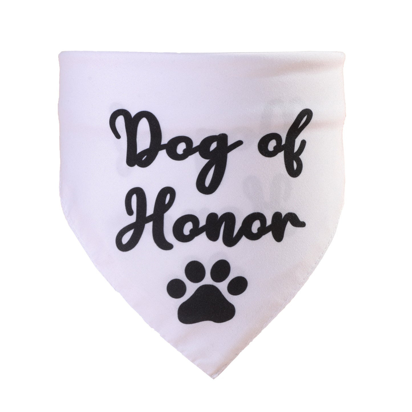 Hochzeits-Halstuch für Hunde | Festliches Dreieckstuch „Best Dog“ & „Dog of Honor“