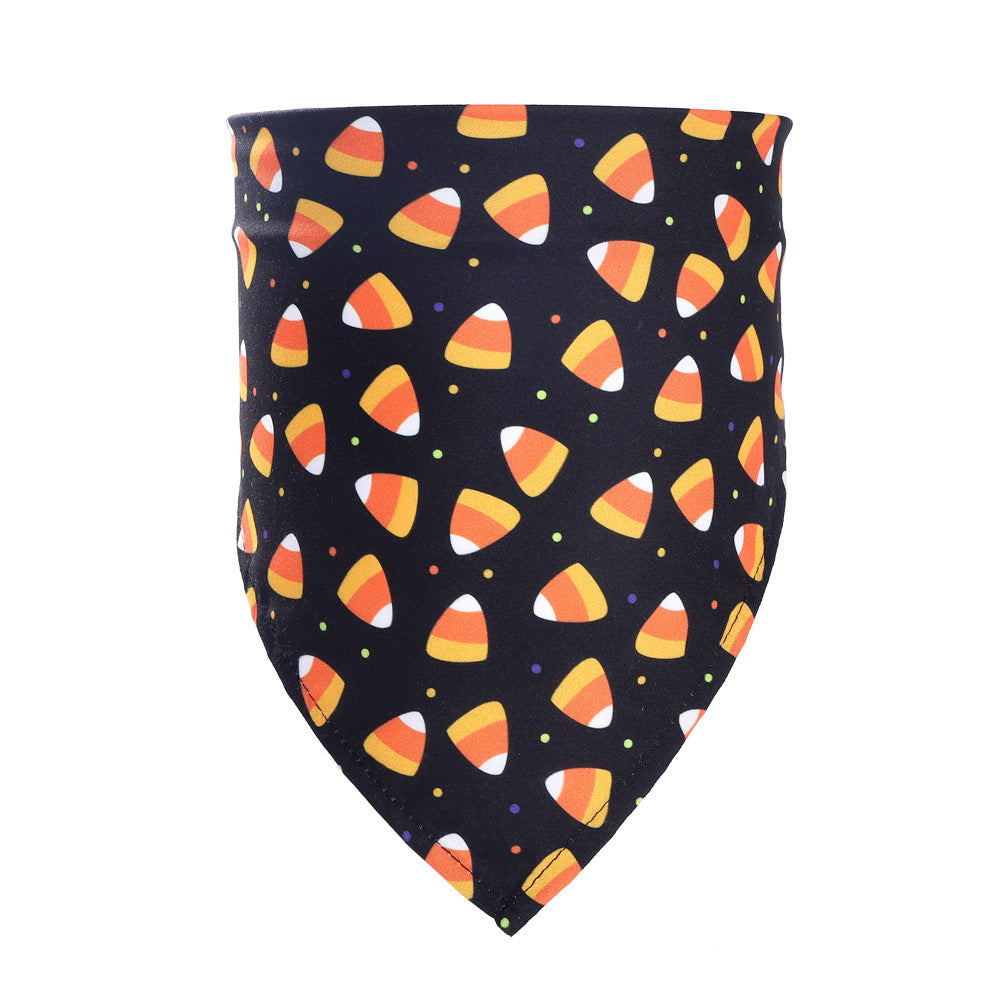 Halloween-Halstuch für Hunde & Katzen | 7 Designs | Dreieckstuch