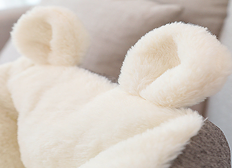 Kuscheliges Huustierbett mit Höhlenfunktion – Warmer Schlafsack für Katzen und Hunde