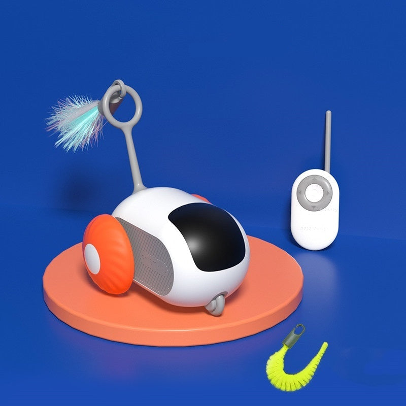 iMouse Remote-Controlled Cat Toy – Automatic Smart Car with Obstacle Avoidance & USB Charging