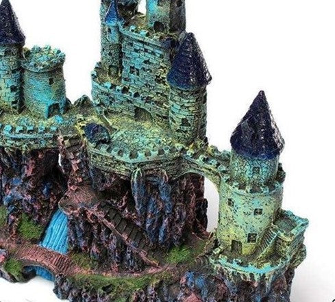 Aquarium Dekoration Burg – Resin Schloss für Fischbecken