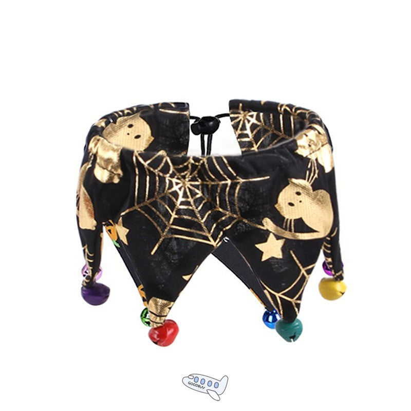 Halloween-Kostüm mit Hexenhut & Halsband für Hunde & Katzen – Verstellbar & bequem
