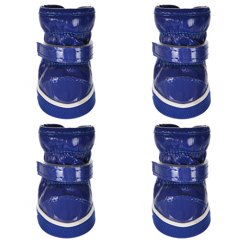 Bunte Ski-Hundeschuhe | Gefütterte Boots in 4 Farben für den Winter