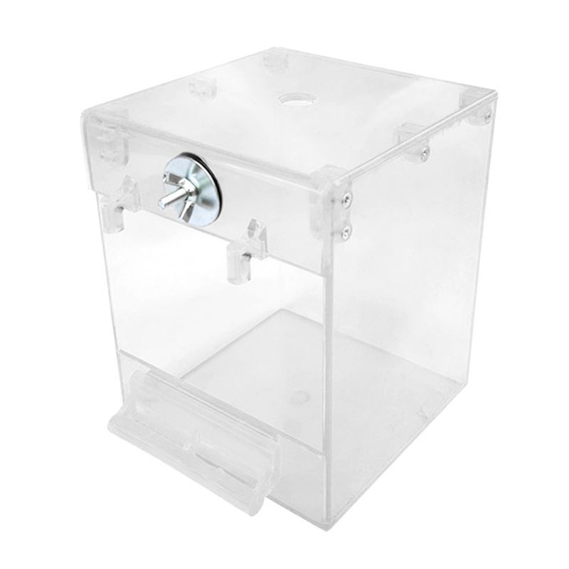 Externe Vogelbadewanne – Transparente Acryl-Badewanne für kleine Vögel