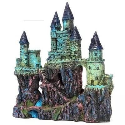 Aquarium Dekoration Burg – Resin Schloss für Fischbecken
