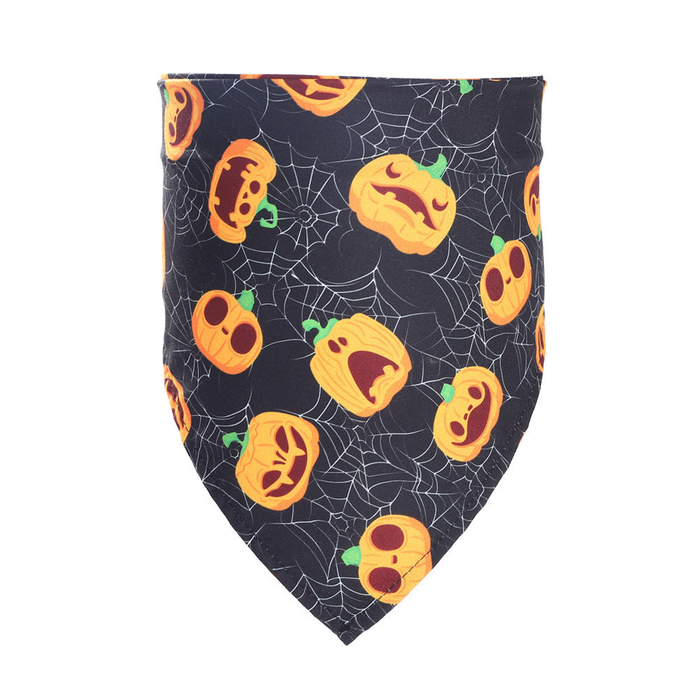 Halloween-Halstuch für Hunde & Katzen | 7 Designs | Dreieckstuch