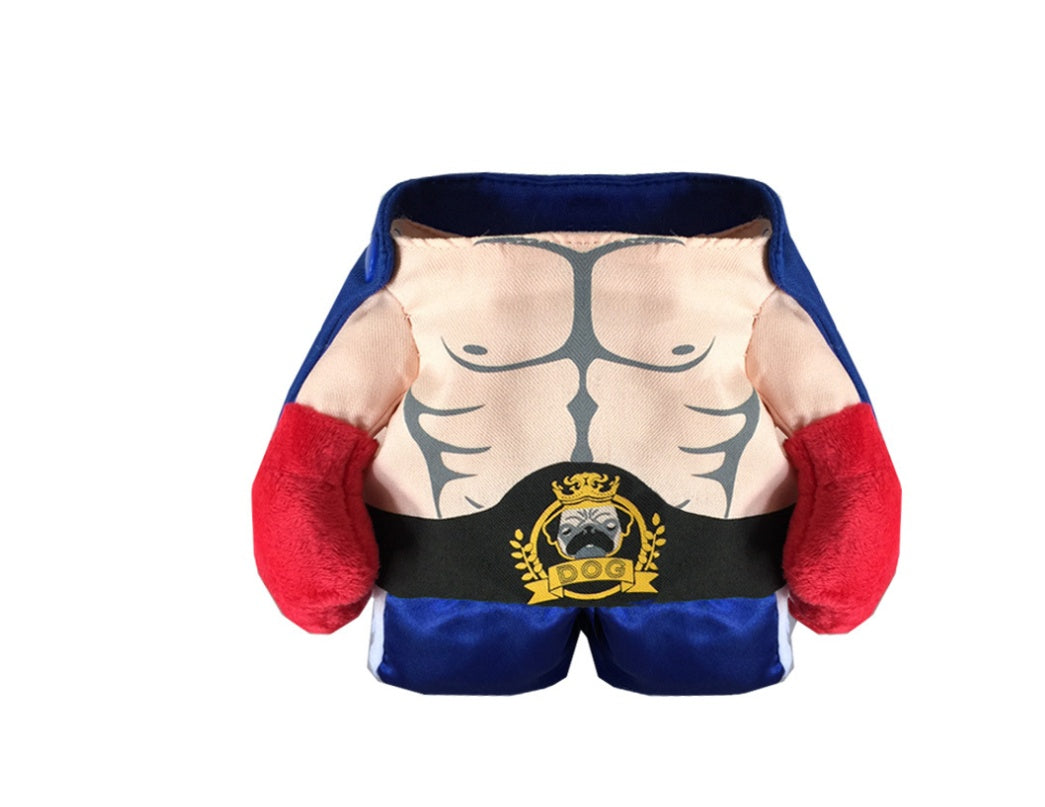 Boxer Kostüm für Katzen & kleine Hunde - Lustiges Haustier-Outfit