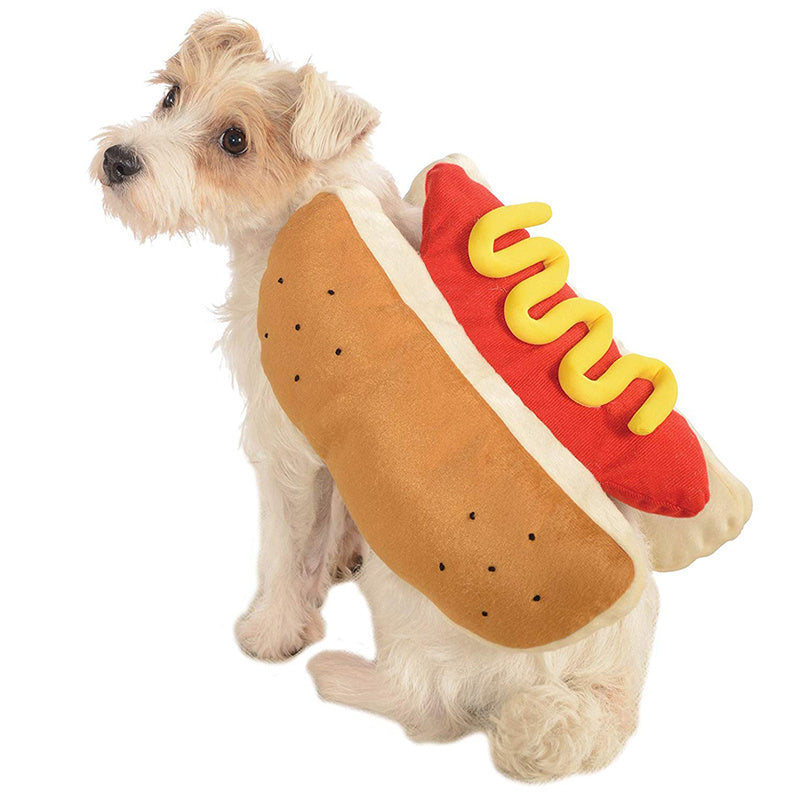 Lustiges Hot-Dog-Kostüm für Hunde – Halloween Outfit für Hunde & Katzen