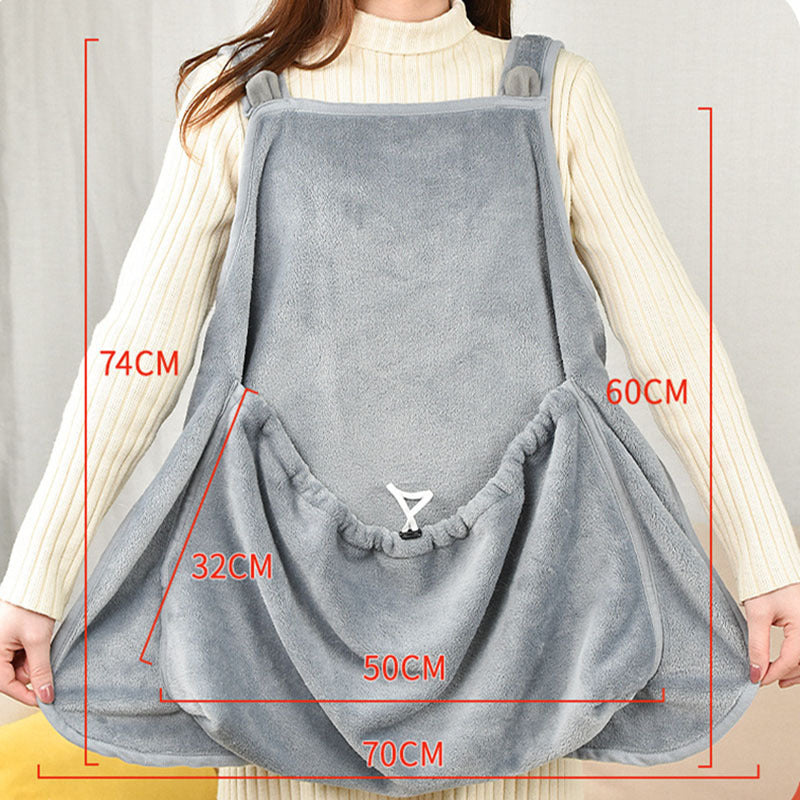 Katzen-Schürze aus Plüsch – weiches Anti-Kratz-Camisole für Haustiere