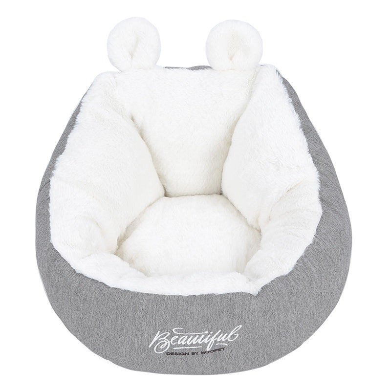 Kuscheliges Huustierbett mit Höhlenfunktion – Warmer Schlafsack für Katzen und Hunde