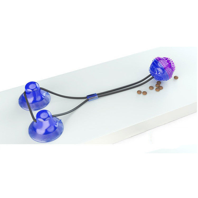 Suction Toy for Dogs – Interactive Chew Toy with Treat Ball