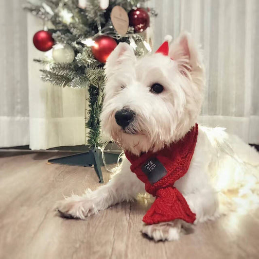 Warmer Haustier-Schal aus Wolle | Modisches Accessoire für Hunde & Katzen