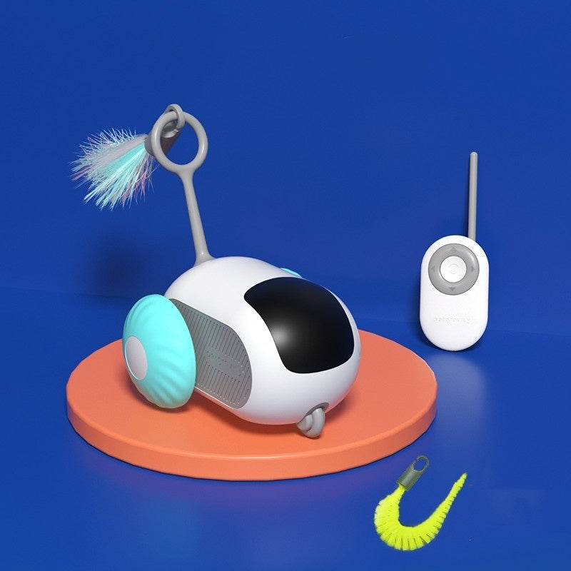 iMouse Remote-Controlled Cat Toy – Automatic Smart Car with Obstacle Avoidance & USB Charging