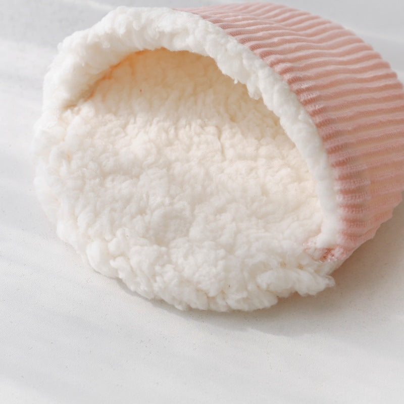 Cordbett für Kleintiere – Weiches Hamsterbett aus Cord und Baumwollsamt