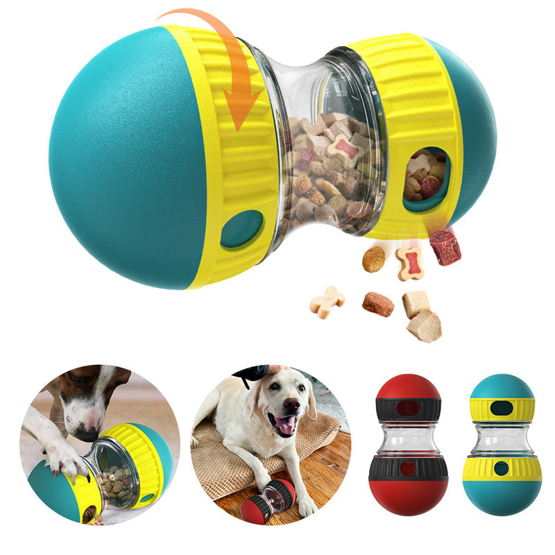Interaktives Hundespielzeug – Futterspender Dumbbell für mentale Stimulation & langsames Fressen