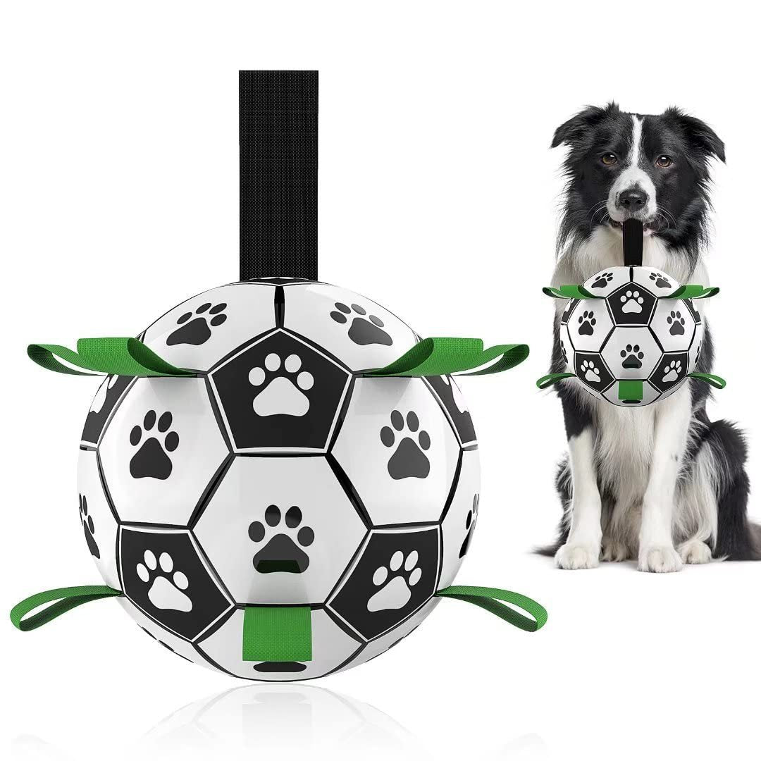 Interaktiver Hunde-Fussball – Robuster Spielball für Hunde & Outdoor-Spaß