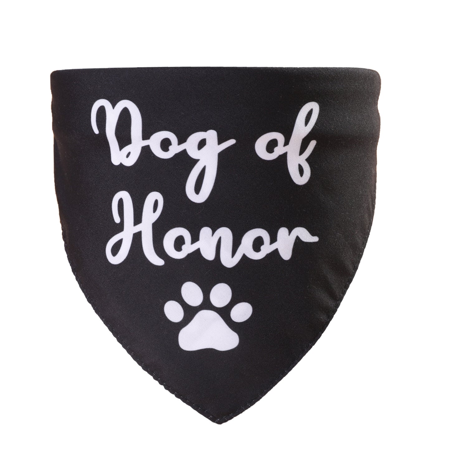 Hochzeits-Halstuch für Hunde | Festliches Dreieckstuch „Best Dog“ & „Dog of Honor“