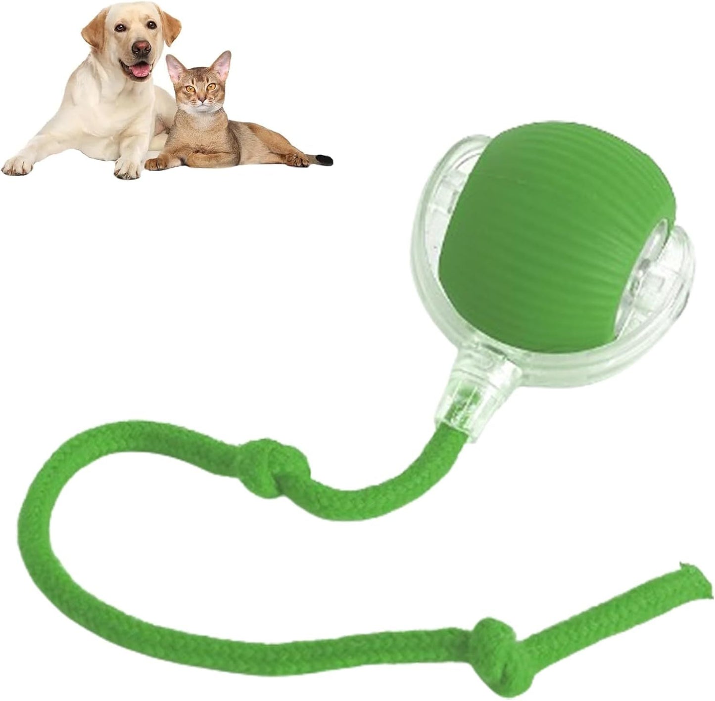Interaktiver Smart Ball für Hunde & Katzen – Automatisches Spielzeug mit 360° Bewegung