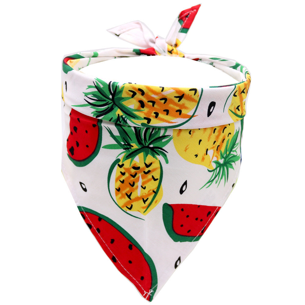 Dreieckstuch mit Fruchtmotiven für Haustiere | 9 Designs