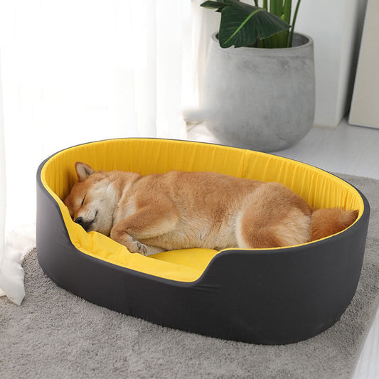 Bequemes Katzen- und Hundebett – Waschbares Ganzjahresbett für tiefe Träume