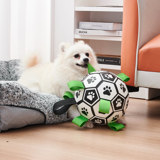 Interaktiver Hunde-Fussball – Robuster Spielball für Hunde & Outdoor-Spaß