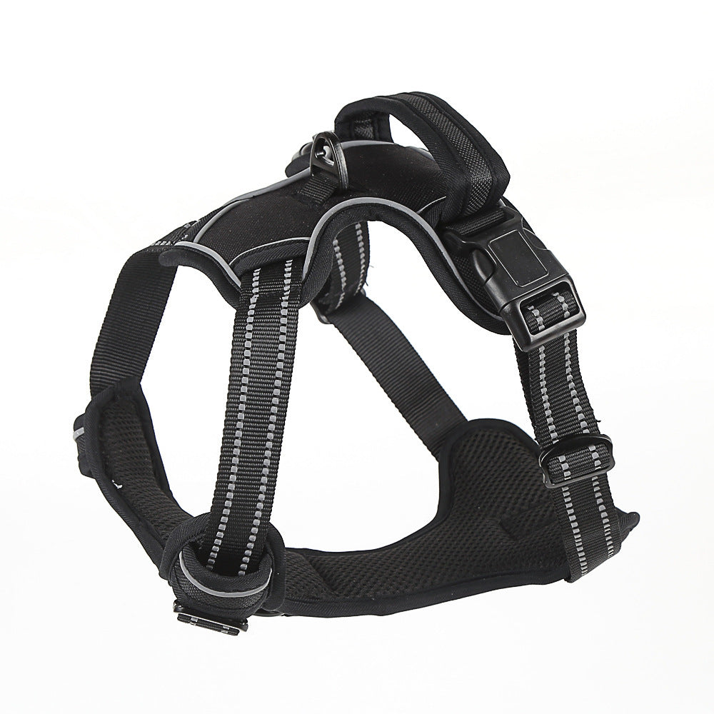Atmungsaktives No-Pull Hundegeschirr mit Reflektoren