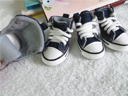 Stylische Hundeschuhe im Retro-Sneaker-Stil | Komfort & Grip für jede Pfote