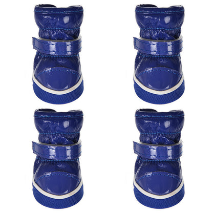 Bunte Ski-Hundeschuhe | Gefütterte Boots in 4 Farben für den Winter