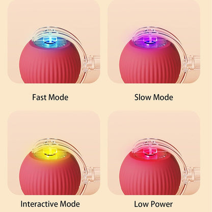 Interaktiver Smart Ball für Hunde & Katzen – Automatisches Spielzeug mit 360° Bewegung