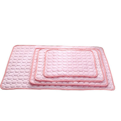 Kühlmatte für Hunde & Katzen – Ice Silk Sommer-Pad, waschbar