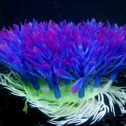 Aquarium Pflanzen Dekoration – Künstliche Wasserpflanzen mit Gipsbasis
