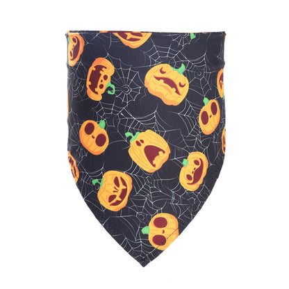 Halloween-Halstuch für Hunde & Katzen | 7 Designs | Dreieckstuch