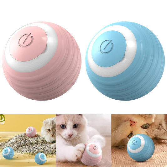 Automatisch rollender Katzenball – Smartes selbstbewegendes Spielzeug für Katzen
