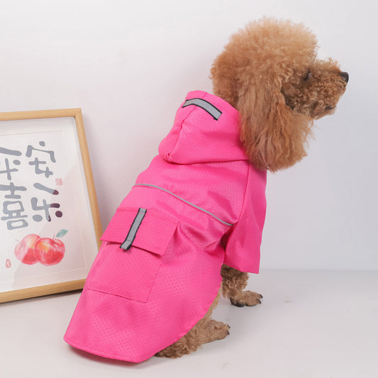 Reflective Dog Raincoat | Waterproof & Snow-Resistant Coat