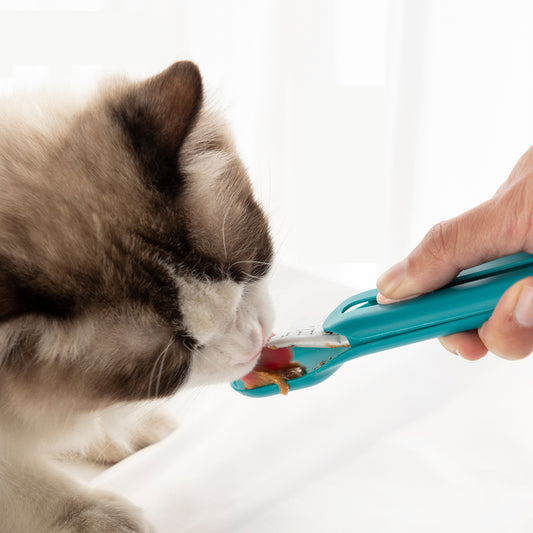 Katzen-Leckerli-Löffel Futterspender für Snacks – Einfaches Füttern