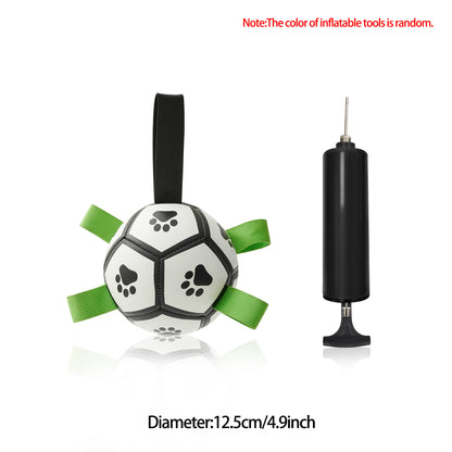 Interaktiver Hunde-Fussball – Robuster Spielball für Hunde & Outdoor-Spaß