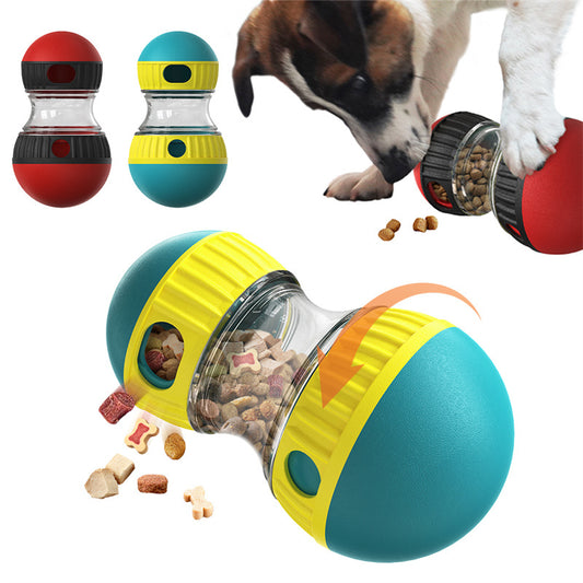 Interaktives Hundespielzeug – Futterspender Dumbbell für mentale Stimulation & langsames Fressen